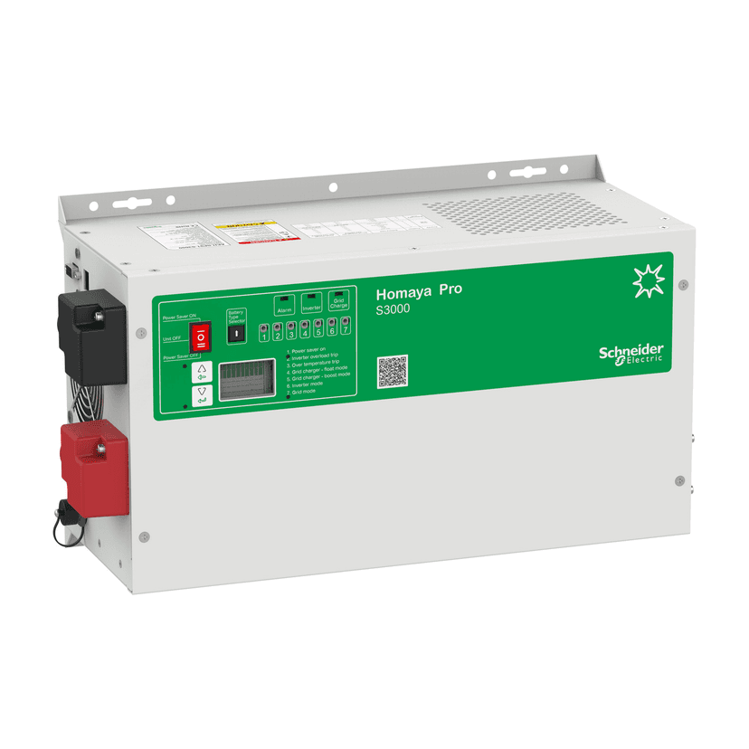 Schneider Homaya Pro Solar 3kW 24V Hybrid Inverter (AEH-SP01-S3000)